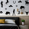 PET Hollow Out Drawing Painting Stencils DIY-WH0391-0109-6