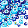 68Pcs 10 Styles Handmade Evil Eye Lampwork Beads LAMP-TA0002-71-2