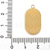 304 Stainless Steel Pendants STAS-F349-03G-12-3