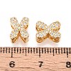 Brass Micro Pave Clear Cubic Zirconia Beads KK-T071-17G-X-3