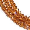 Transparent Electroplate Glass Beads Strands LS-EGLA-A039-T4mm-B28-3