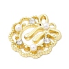 Alloy Rhinestone Pendants FIND-K028-02G-2