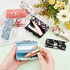 8Pcs 8 Colors Retro Cloth Embroidered Lipstick Storage Case CON-CA0001-008-3