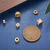 10Pcs 5 Styles Brass Clear Cubic Zirconia Beads KK-SW0001-02-4