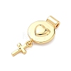 Religion Brass Pendants KK-H539-18G-05-2