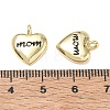 Mother's Day Brass Enamel Pendants KK-CBA9234-06G-02-3