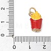 Alloy with Enamel Pendants AL-CBAE186-01G-03-3