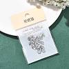 SHEGRACE Brass Micro Pave Clear Cubic Zirconia Pendants XGRQ29596-394P-J-6