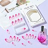 ABS Plastic Full Cover Press On False Nails DIY-CJC0006-12B-6
