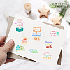 CRASPIRE 2 Sheets 2 Styles PVC Plastic Stamps DIY-CP0009-98-5
