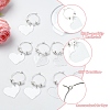 20Pcs Brass Wine Glass Charm Rings AJEW-YW00007-2