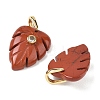 Natural Red Jasper Pendants GG-CBA105B-01G-G-2