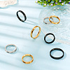  12Pcs 6 Size 201 Stainless Steel Grooved Finger Ring Settings RJEW-TA0001-06G-4