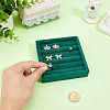 MDF Covered with Velvet Ring Organizer Display Trays RDIS-WH0011-39A-3