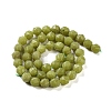 Natural Olive Jade Beads Strands G-NH0021-A17-01-3