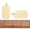 PVD Vacuum Plating 304 Stainless Steel Big Pendants LS-STAS-I140-19E-G-4