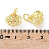 Rack Plating Brass Clear Cubic Zirconia Pendants KK-B078-06G18-3