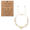 Heart Brass Enamel Charm Bracelets CK5066-13-1