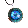 Resin Pendant Necklaces PW-WGFEBCC-01-5