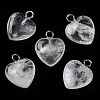 Natural Quartz Crystal Pendants G-E603-01P-10-2