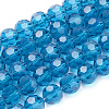 Glass Beads Strands EGLA-J042-8mm-14-1