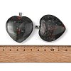 Natural African Bloodstone Pendants GG-K002-12A-20-3