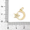 Rack Plating Brass Micro Pave Cubic Zirconia Pendants KK-H509-02G-01-3