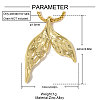 Zinc Alloy Pendants AL-OY001-18G-2
