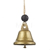 Iron Bell Pendant Decorations HJEW-JM02178-02-1