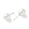 Imitation Pearl Stud Earrings EJEW-P296-21C-P-2