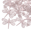 430 Stainless Steel Filigree Pendants X-STAS-T042-08E-1