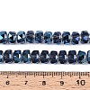 Electroplate Transparent Glass Beads Strands X-EGLA-N022-04A-D05-4
