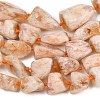 Raw Rough Heated Natural Citrine Beads Strands G-A305-A01-01-4