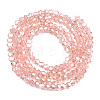 Transparent Glass Beads Strands EGLA-A039-T4mm-D15-2