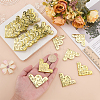 50Pcs Iron Triangle Corner Protector for Wood Box IFIN-FG0001-07G-3