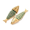 304 Stainless Steel Enamel Pendants STAS-Z193-13G-05A-2