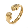 304 Stainless Steel Cuff Open Rings for Women RJEW-L341-05B-G-4