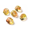 Transparent Czech Glass Beads GLAA-G079-03F-3