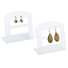 Organic Glass Earring Display Racks X-EDIS-N001-01B-1