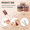 5 Rolls 5 Colors 18-Ply Cotton Twisted Cord OCOR-TA0003-86-4