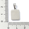 304 Stainless Steel Pendants STAS-C097-56P-05-3