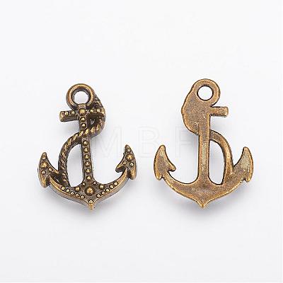 Tibetan Style Alloy Pendants TIBEP-20289-AB-NR-1