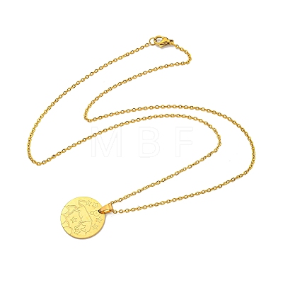 Constellation Pendant Necklaces NJEW-S422-04G-02-1