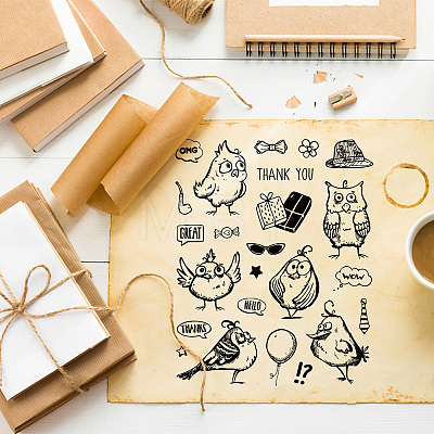 Rubber Clear Stamps DIY-WH0251-010-1