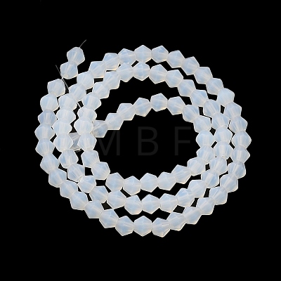 Imitation Jade Frosted Glass Bead Strands EGLA-A039-J2mm-MD05-1