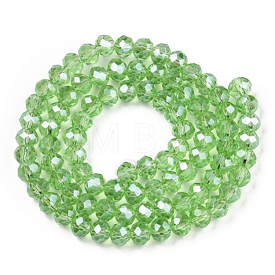 Electroplate Glass Beads Strands EGLA-A034-T2mm-A15-1