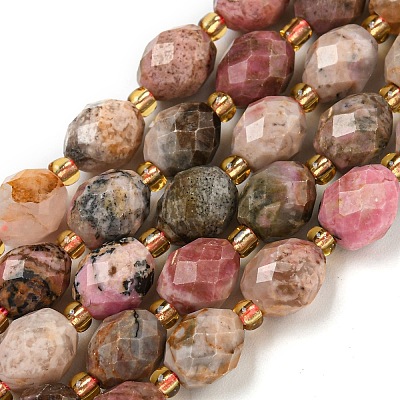 Natural Rhodonite Beads Strands G-N342-49-1