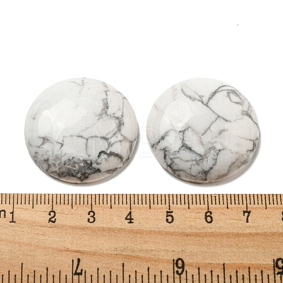 Natural Howlite Cabochons G-C115-02B-12-1