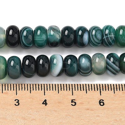 Natural Banded Agate Beads Strands G-F790-I01-01R-1