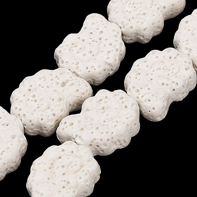 Natural Lava Rock Beads Strands G-G347-01I-1
